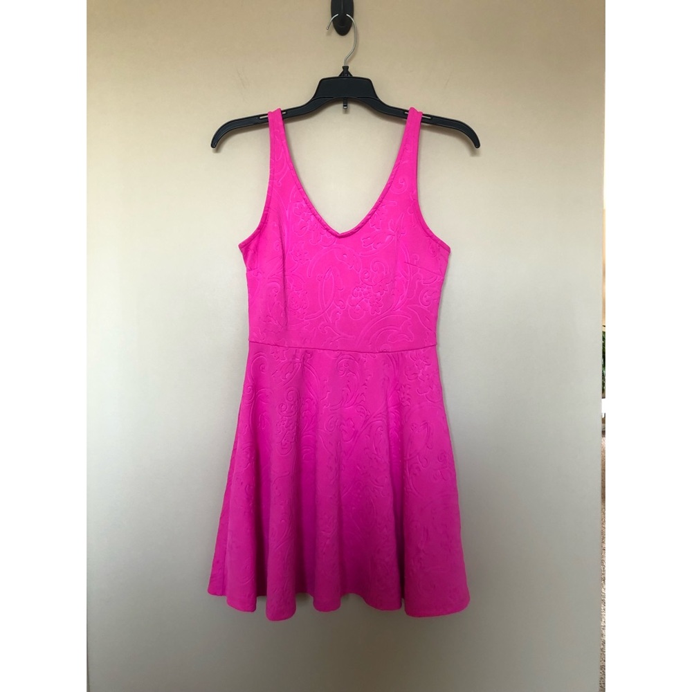 Forever 21 Dress - size medium - hot pink - skater mini dress